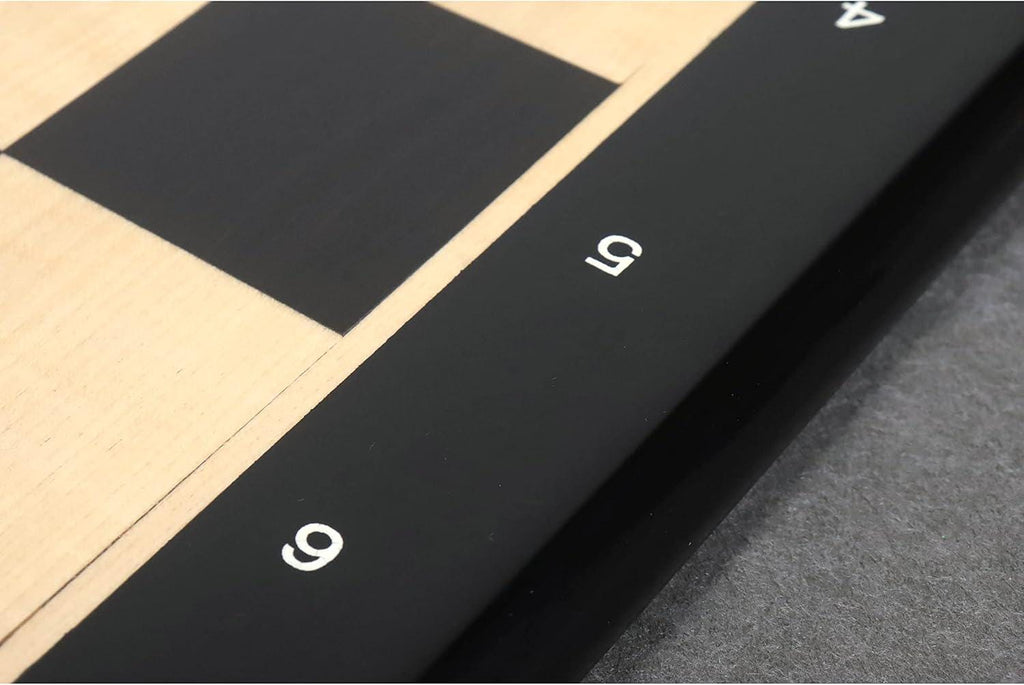 21" Ebony Wood & Maple Wood Chess Board - Square of 55 mm -Algebraic Notations