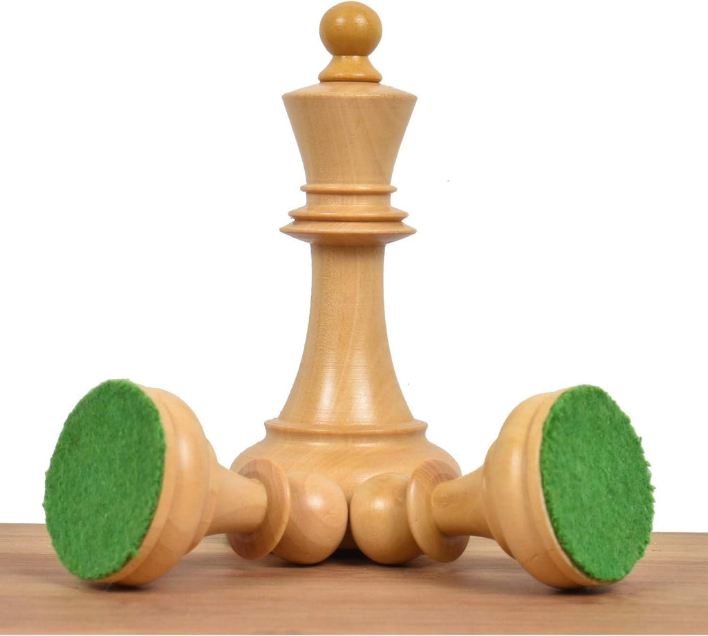 1970s' Dubrovnik Chess Pieces Only Set- Triple Weighted Rosewood - 3.8" King