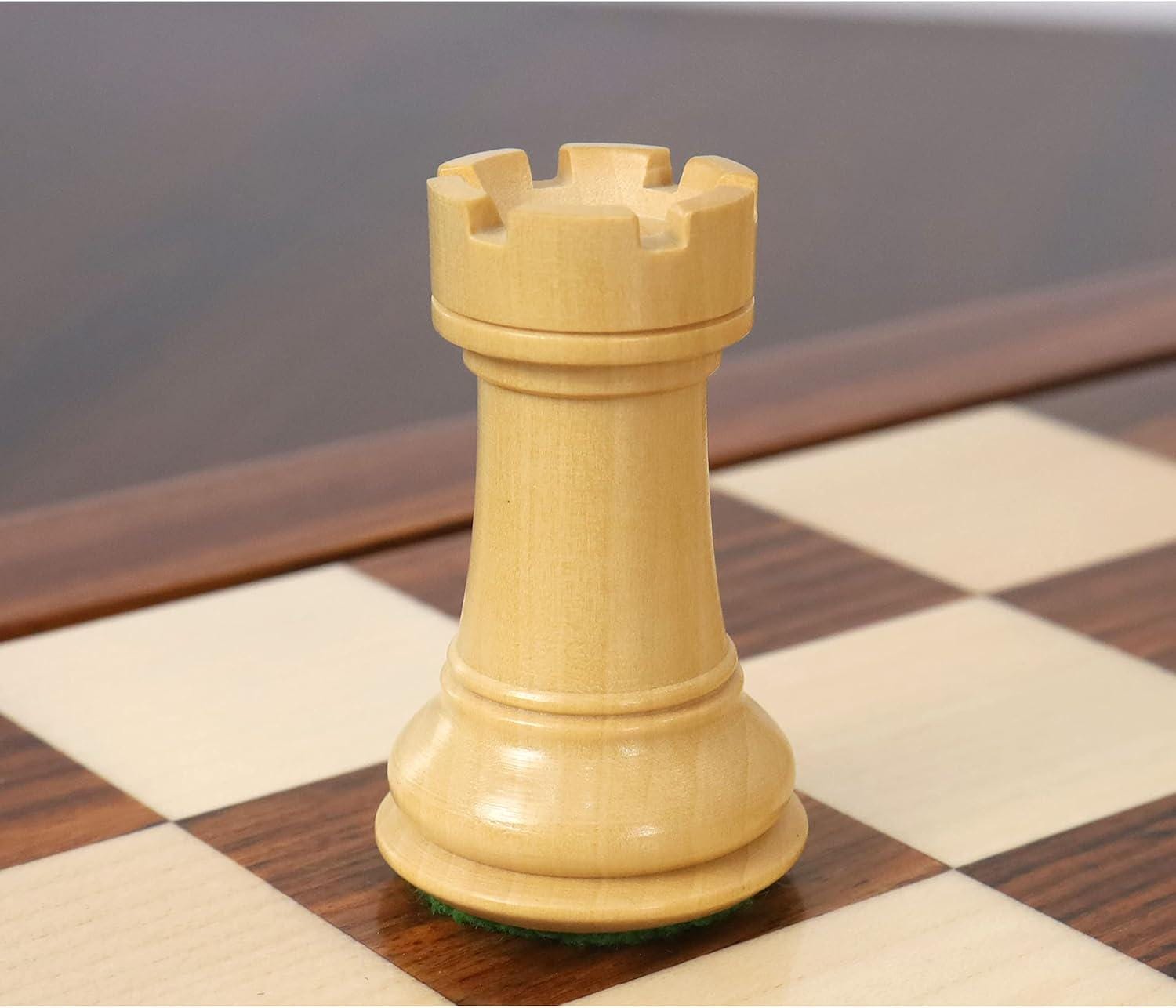 3" Professional Staunton Chess Pieces Only Set- Weighted Golden Rosewood