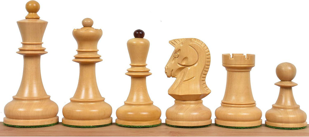 1970s' Dubrovnik Chess Pieces Only Set- Triple Weighted Rosewood - 3.8" King