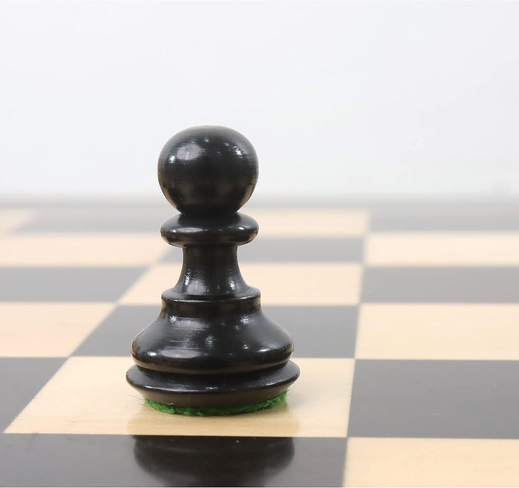 Handcrafted Russian Zagreb Chess Pieces – 2.6” Weighted Ebonised Boxwood Set | ChessCraftman