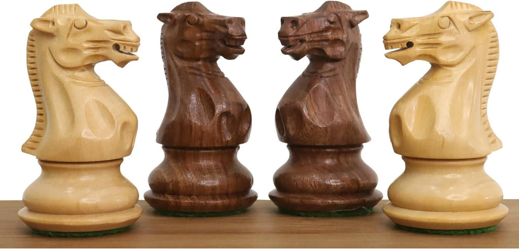3" Professional Staunton Chess Pieces Only Set- Weighted Golden Rosewood